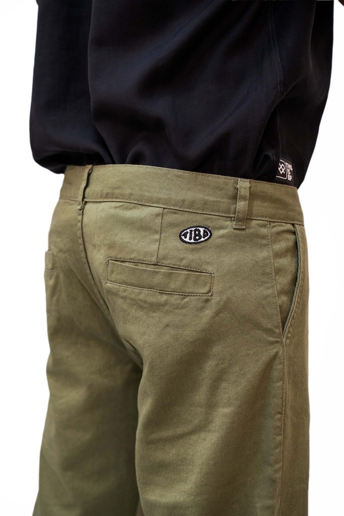 PANTALON GABARDINA LOOSE FIT - STOCK PLAZA