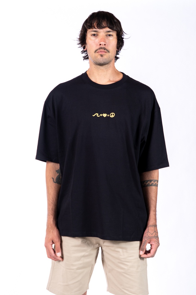 REMERA MC RELAXED - PAZ FRONT