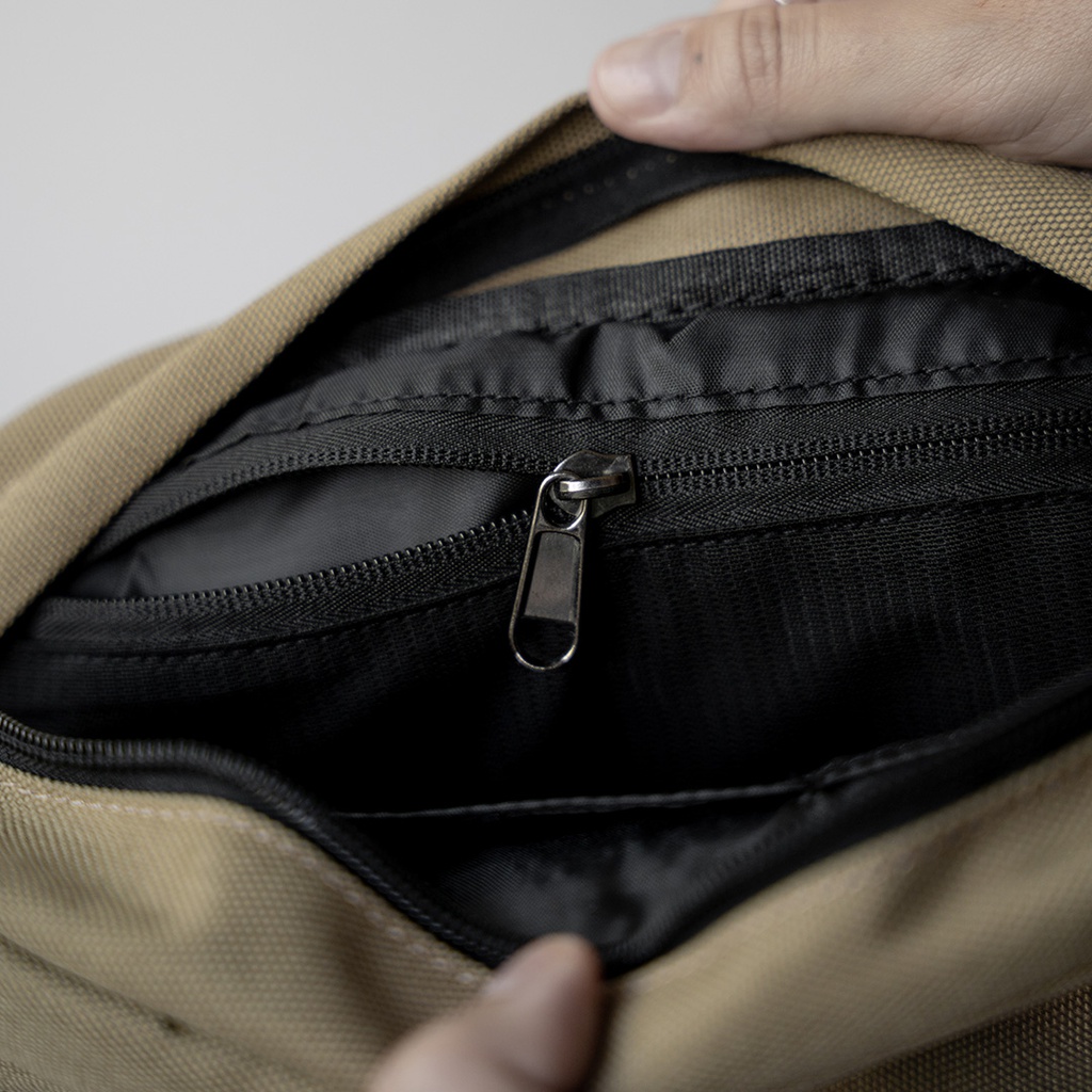 RIÑONERA - FRONT PATCH BROWN