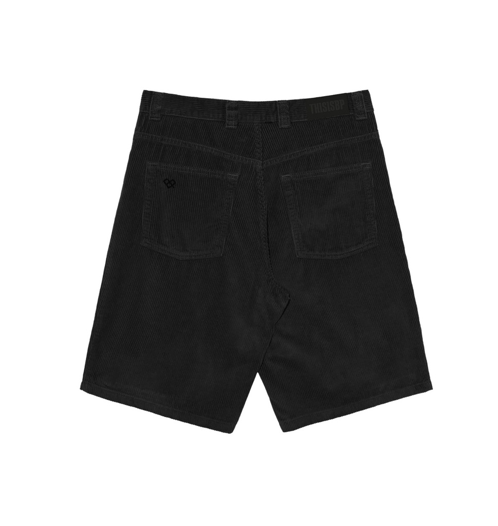 BERMUDA CORDEROY - FLAK BLACK