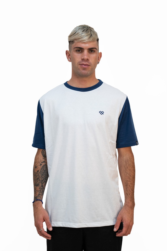 REMERA MANGA CORTA - SANTORINI BLUE