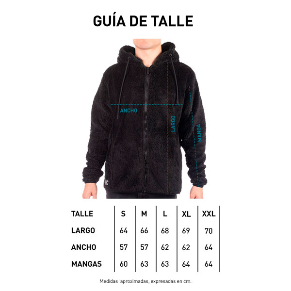 Tabla de talle campera Maniu