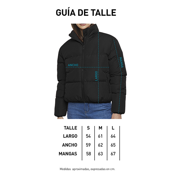 Guia de talle Campera Pehuen