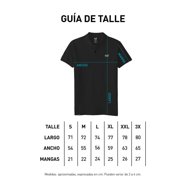 Tabla de talle Polo W22