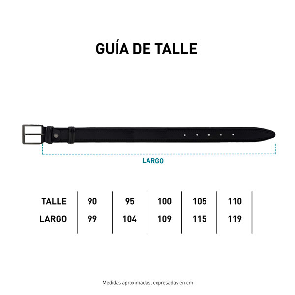 Tabla talle cinturon Texturado